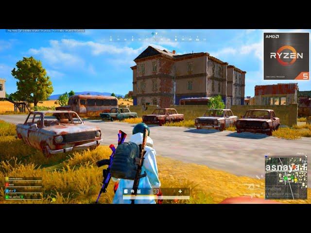 Pubg pc is really intense gameplay on ryzen 5 5600G || NO GPU