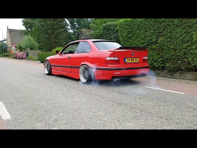 BMW M3 E36 EURO SPEC S50B32 Hartge Straight piped LOUD