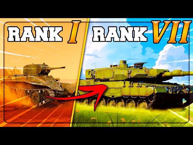 Evolving Tanks Until I Reach TOP TIER in War Thunder!