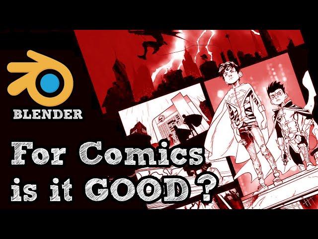 using Blender for comics