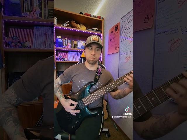 Seeing how far I can get into this song on one breath. #metallica #guitar  #orangeamps #tattoos