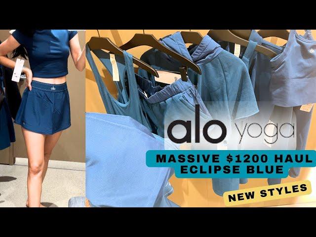 $1200 alo yoga - BLUE ECLIPSE MASSIVE TRY ON HAUL | The Fashion Try On