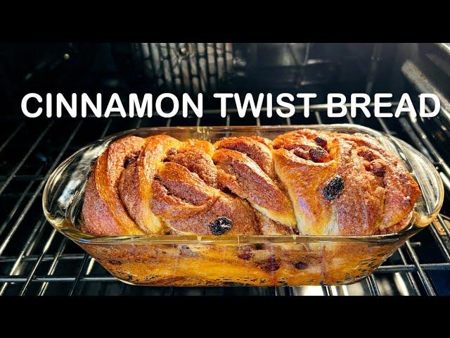 The Best Cinnamon Raisins Twist Bread Recipe! Knead The Dough By Hand In Just 10 Minutes  ขนมปัง