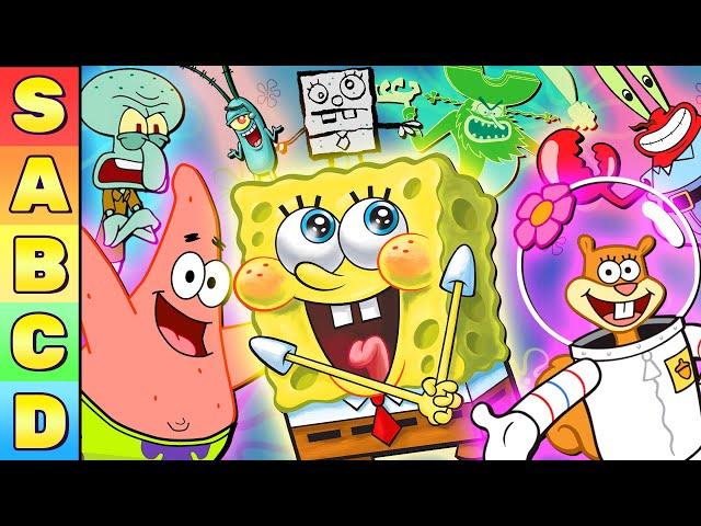 Every SpongeBob SquarePants Character Ranked (TIER LIST!) 