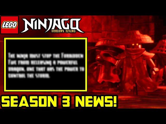 Season 3 Story News! Forbidden Five Plan! Ninjago Dragons Rising Season 3 News and Rumors!