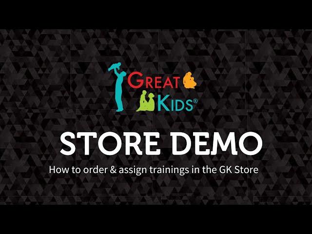 Great Kids Store Demo