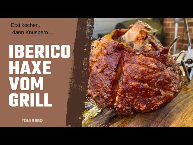 Haxe vom Grill / Haxe kochen / Knusperiges Haxen Rezept / Schweinshaxe vom Oktoberfest / Dutch Oven