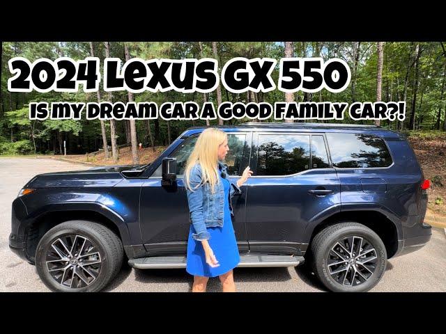 2024 Lexus GX 550; Is it GOOD for FAMILIES? A Real Mom Car Tour