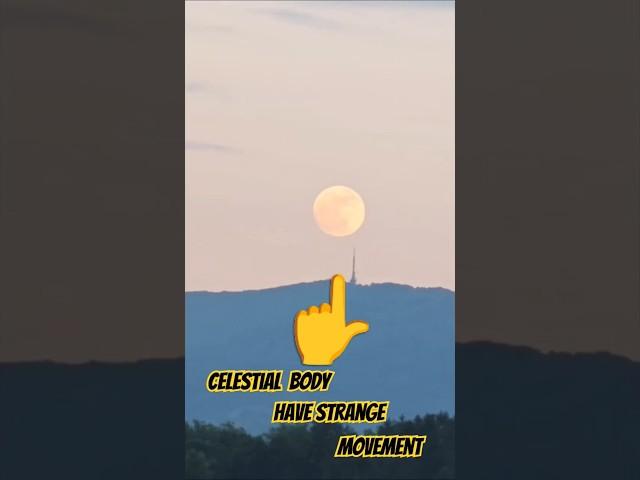 celestial bodies act strange in sky and leave wierd energy behind.11.5 2025 #moon
