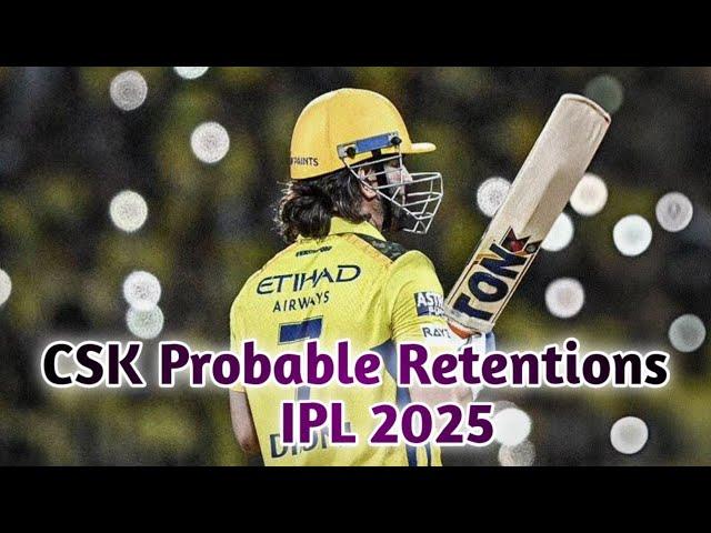 CSK Probable Retentions for IPL 2025 | Cricket Adda #ipl2025megaauction