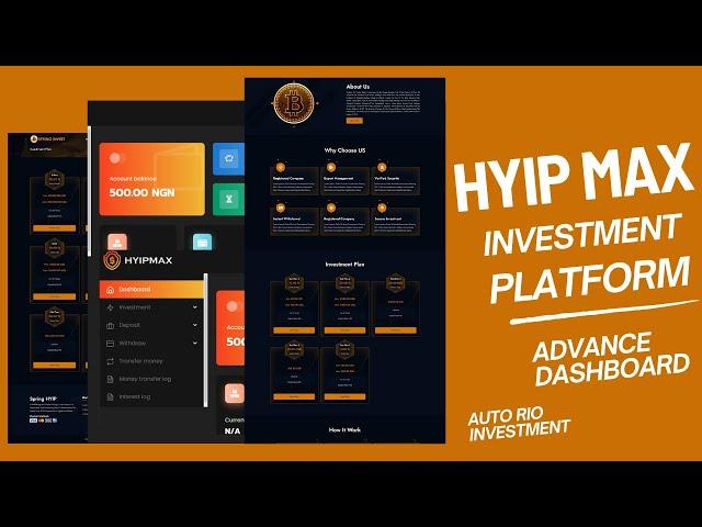 How to Install HYIP MAX - High Yield Investment Platform - Hyip Investment Script