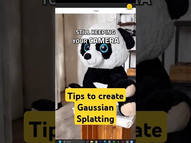 How to create a clean 3DGS of a room