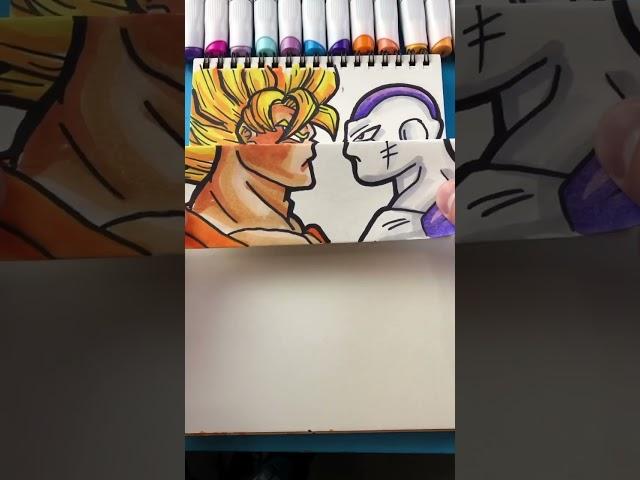 Dragon Ball Z short #shorts #artlandhowtodraw #howtodraw #art #goku #dragonball