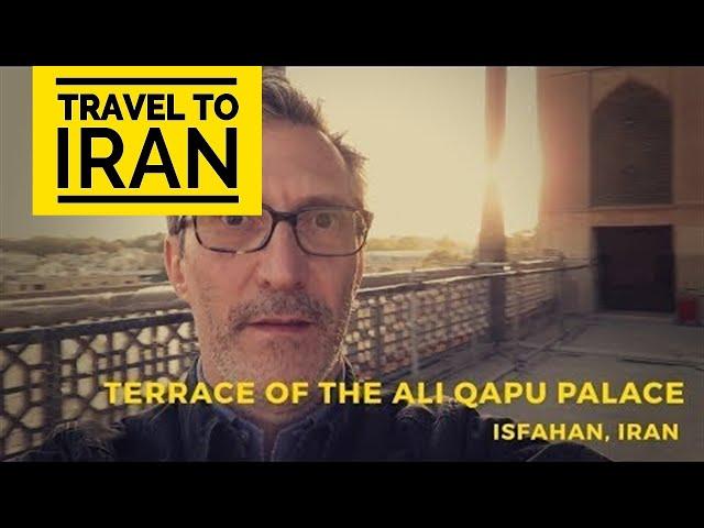 Spinning on the Terrace of the Ali Qapu Palace in Isfahan