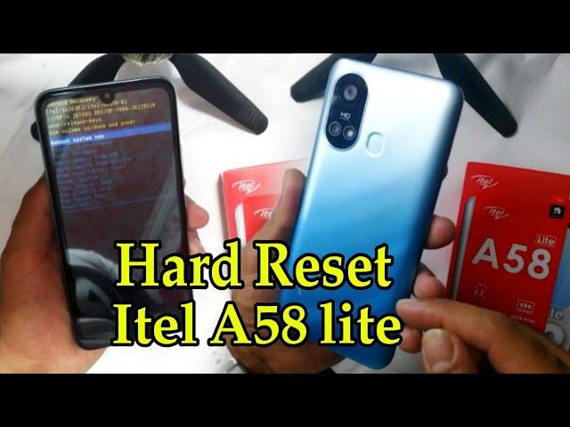 Hard Reset itel A58 Lite