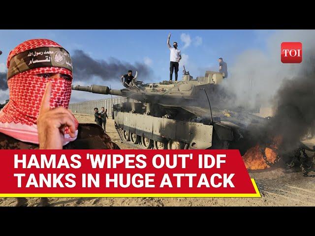 Hamas' Daring Operation Against IDF; Fighters 'Intercept & Blow Up' Israeli Tanks With Explosives