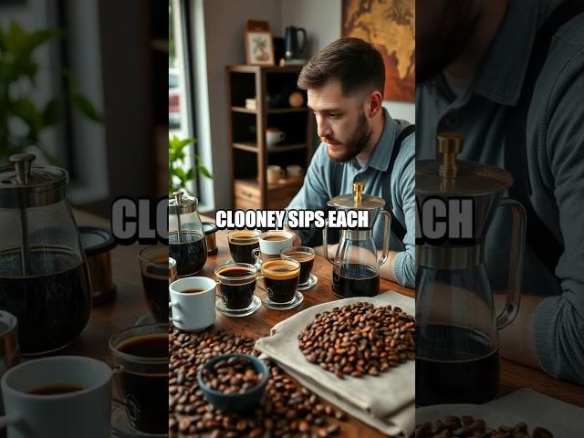 George Clooney's Coffee Infused Self-Reflection Sessions