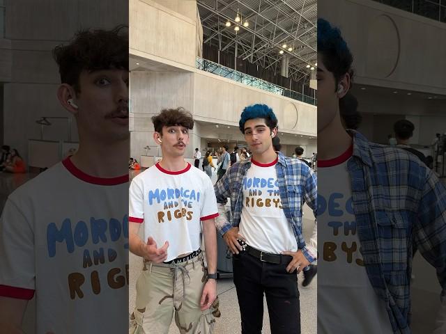 hit em with the regular show rizz  @SwaggyCucumber #animenyc #cosplay #regularshow #nathanshine