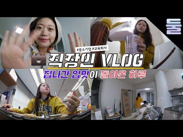 없던 입맛이 갑자기 돌아온 직장인 일상 VLOG▶둘째딸 직장인 브이로그 | 딸기주스, 김치찌개, 스타벅스 시그니처 초콜릿, 돈까스)