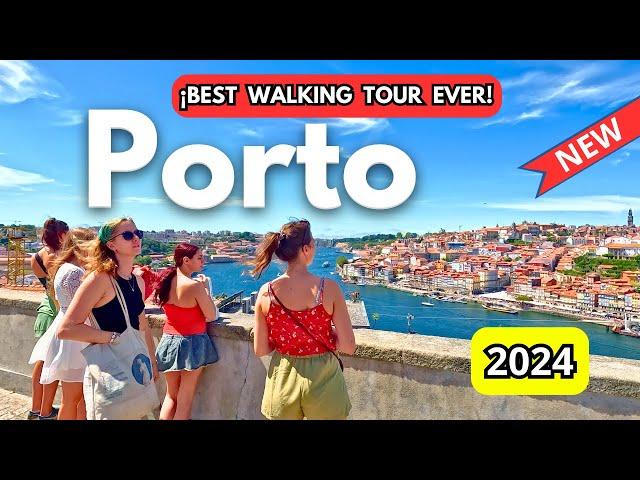 Walking Tour through Porto, Portugal [4K 60 fps]  With Subtitles 