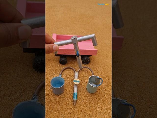 Mini tractor project mini motor water pump science project video