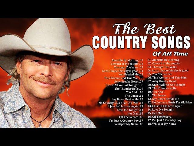 Best Of Alan Jackson, Willie Nelson, Kenny Rogers, Don Williams | TOP 45+Country Legend Music