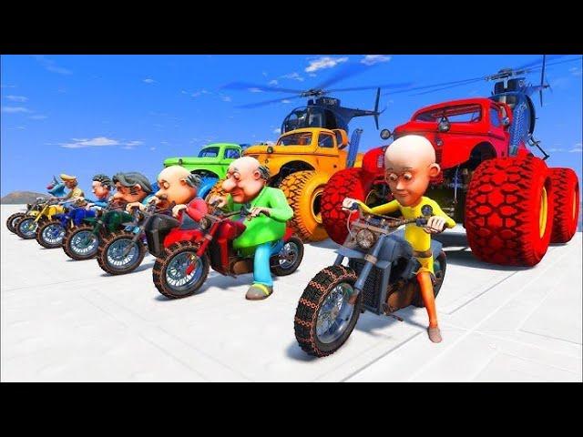 Motu Patlu Impossible Parkour Ramp Challenge In Gta 5