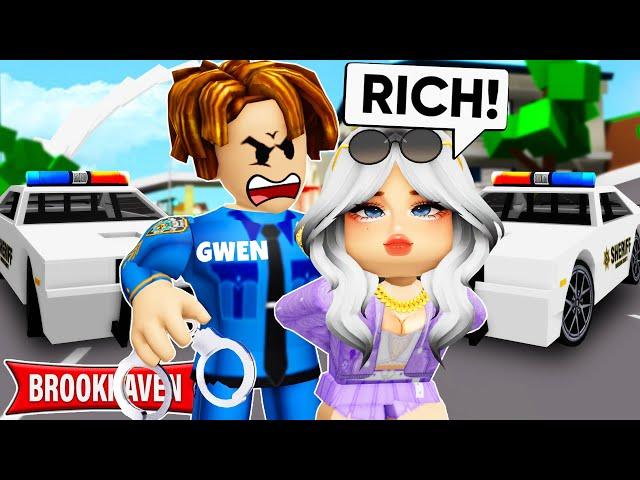 POLICE RESCUE - CRIMINAL CHASE  Funny Situations | Gwen Roblox Portuguese