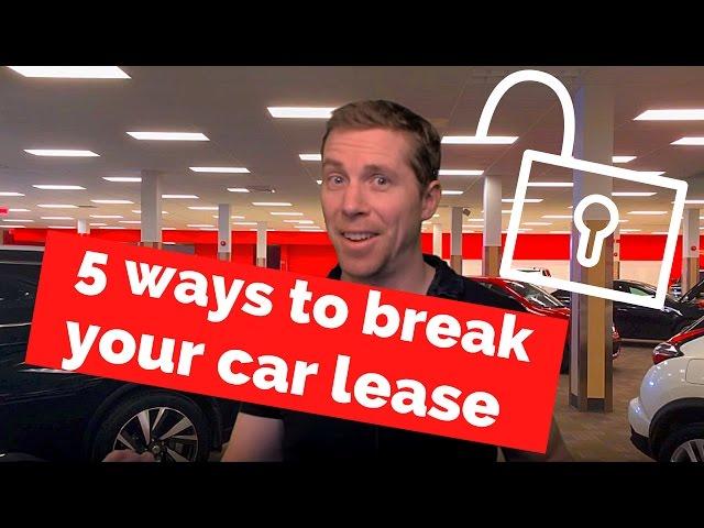 5 Ways to Get Out of a Car Lease Before the End