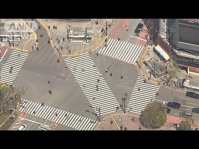 緊急事態宣言後　初の週末　銀座・渋谷も人まばら(20/04/11)