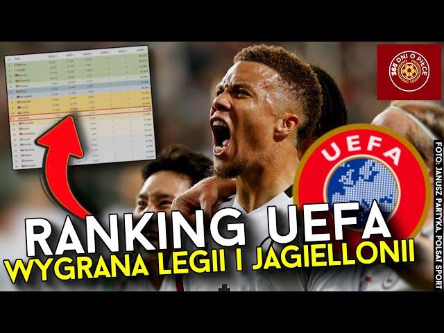 RANKING UEFA | LEGIA WARSZAWA i JAGIELLONIA BIAŁYSTOK Z WYGRANYMI | PODSUMOWANIE PO MECZACH LKE