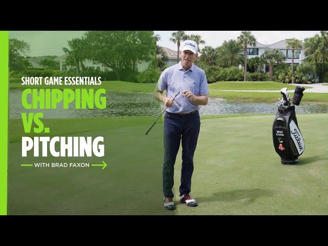 The Pitch Shot vs. The Chip Shot with Brad Faxon | Titleist Tips