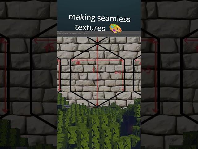 Making seamless textures on hexagons! #hexagonsarebestagons #textures #gamingshorts