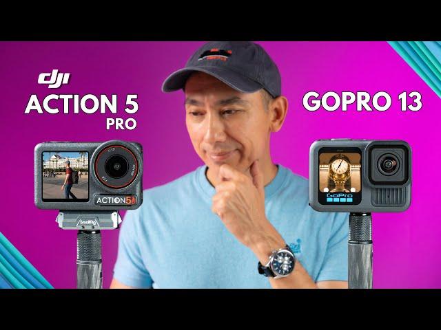 DJI Action 5 Pro vs GoPro Hero 13 Review: Which Action Camera is BETTER?