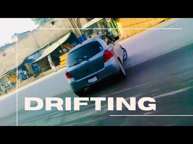 Toyota Vitz Drifting | Waqas Vk