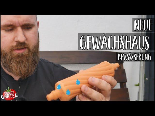 Bewässerungssystem fürs Gewächshaus aus Ton! | Freizeit Garten