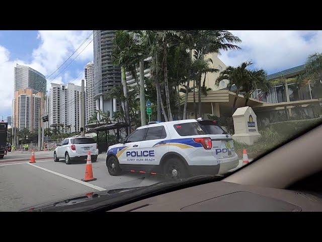 SUNNY ISLES BEACH - GOLDEN BEACH - HALLANDALE BEACH - HOLLYWOOD BEACH - FLORIDA  DRIVE