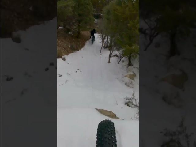 Snowy ledges with Levi