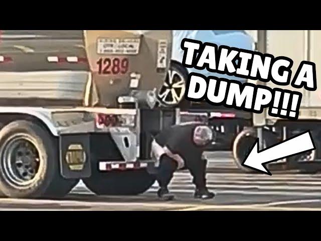 Bynum Truck Driver Takes a Dump on Parking Lot