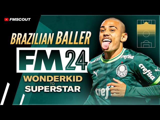 The Next Brazilian BALLER Is A BEAST In FM24 | Football Manager 2024 Wonderkids to Superstar