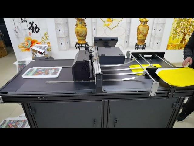 SinglePass Digital Inkjet Printer for Non-woven Bag printing.