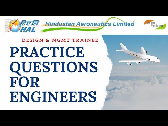 HAL Design & Management Trainee - Practice Mock Questions for Engineers