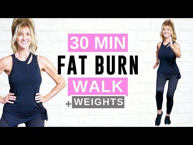 30 Minute FAT BURNING Walking Workout For Women Over 50!