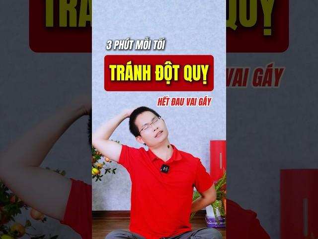 3 Phút Mỗi Tối Giúp Tránh Đột Quỵ Lại Hết Đau Vai Gáy