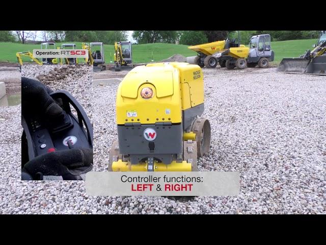 Wacker Neuson RTSC3 Start Up & Operation