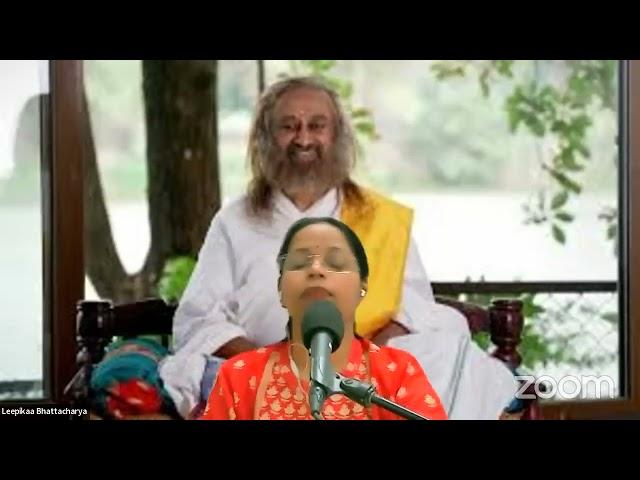 Live Divine satsang with Leepikaa Bhattacharya and Swami Atmananda Ji 3rd may 24 @gurudev