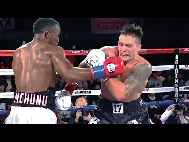 Thabiso Mchunu (South Africa) vs Oleksandr Usyk (Ukraine) | KNOCKOUT, BOXING fight, HD, 60 fps