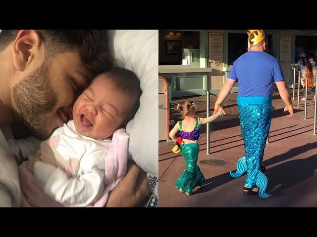 No one in this world can love a girl more than her fatherCute Daddies and Babies moments️