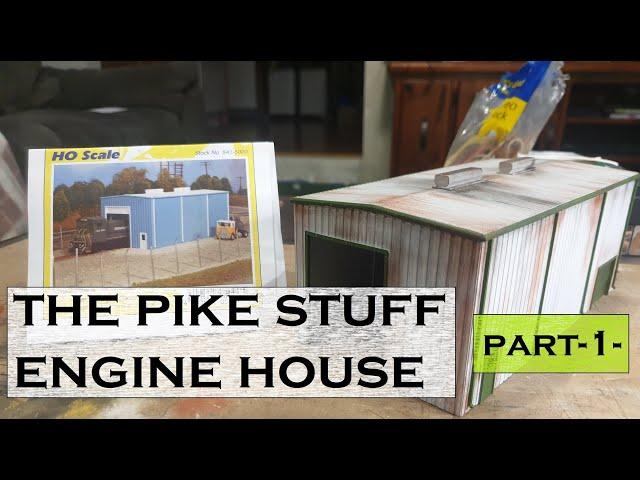 Episode 12...The PikeStuff Small Engine Shed...Model build from start to finish