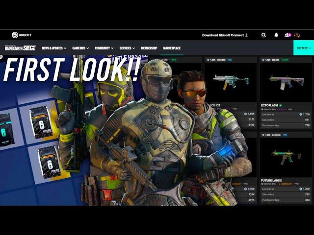 What's New In The Marketplace? FIRST LOOK at Y10S1 Operation Prep Phase!! | R6 Marketplace